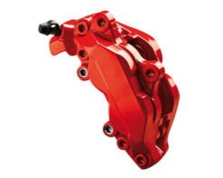 Couleur des plaquettes de frein du kit Foliatec - Rouge performance