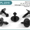 Plastclips PL-2315