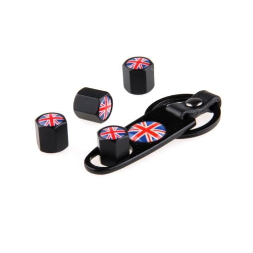 Ventilhattar flagga England 4st + Nyckelring